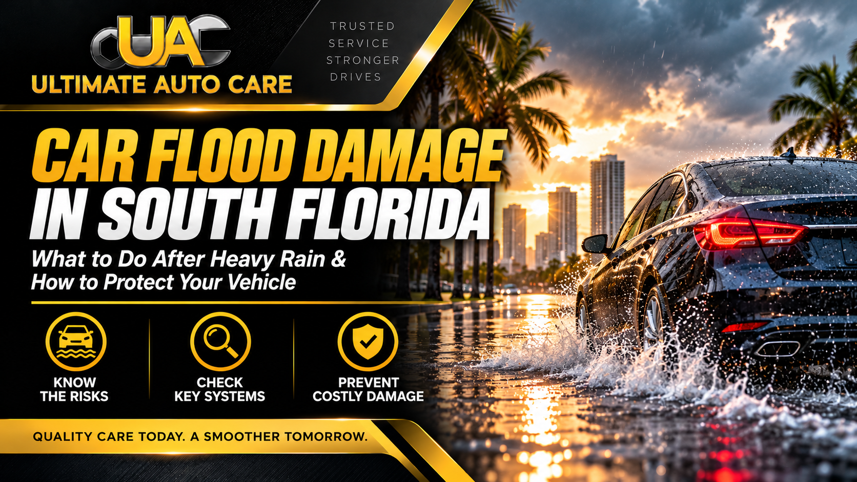 Car Flood Damage: What South Florida Drivers Should Do After Heavy Rain